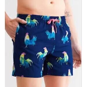 Chubbies Swim Trunks Size Large The Fowl Play 5.5 Inseam Mesh Lined New